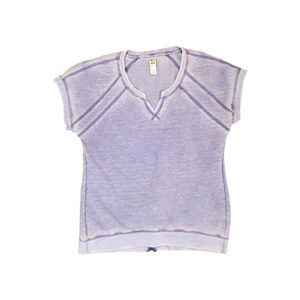 Green Tea Women's Violet‎ Purple Light Fleece Oversized T-shirt Medium
